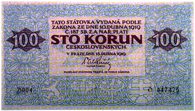 Prvá československá mena